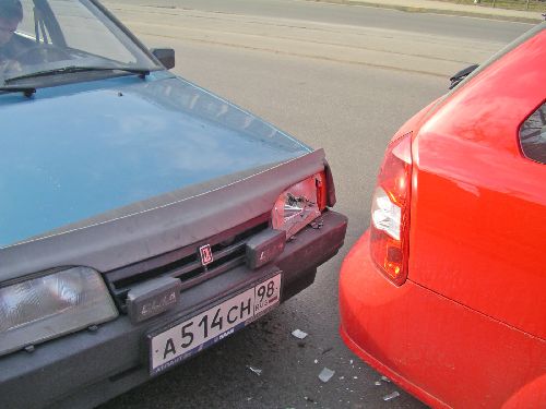 Фотографии -> MATPOCKuH -> Сараеводческий колхоз -> Chevrolet Lacetti Wagon ->  Второе ДТП (24.04.2005) -> Второе ДТП (24.04.2005) - 002