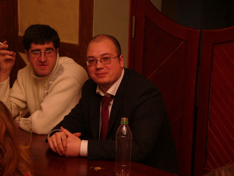 Фотографии -> Встречи -> auto.ru/Питер ->  Встреча в "Писающем мальчике" 24.03.2005 -> Встреча в "Писающем мальчике" 24.03.2005 - Жорж@Lancer, Andrew_E36_SPb