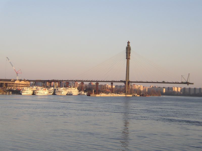 Фотографии -> Санкт-Петербург ->  Строящийся вантовый мост через Неву -> Строящийся вантовый мост через Неву - 003
