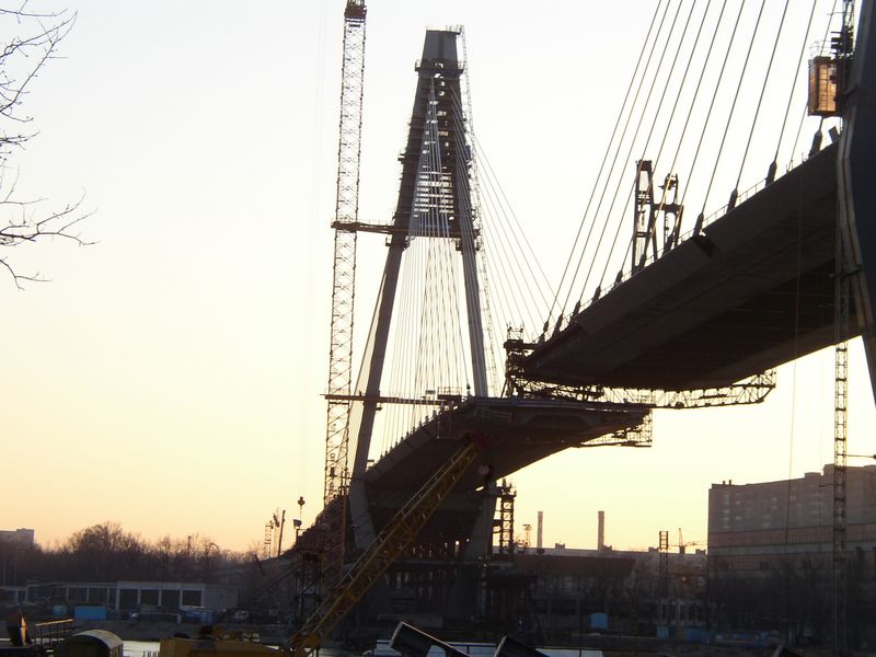 Фотографии -> Санкт-Петербург ->  Строящийся вантовый мост через Неву -> Строящийся вантовый мост через Неву - 010