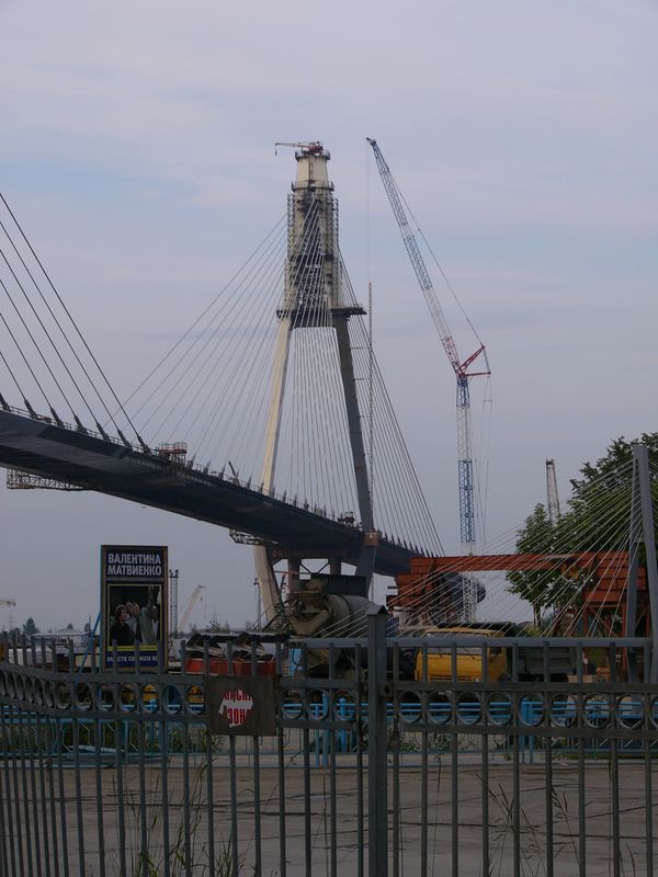Фотографии -> Санкт-Петербург ->  Строящийся вантовый мост через Неву -> Строящийся вантовый мост через Неву - 027