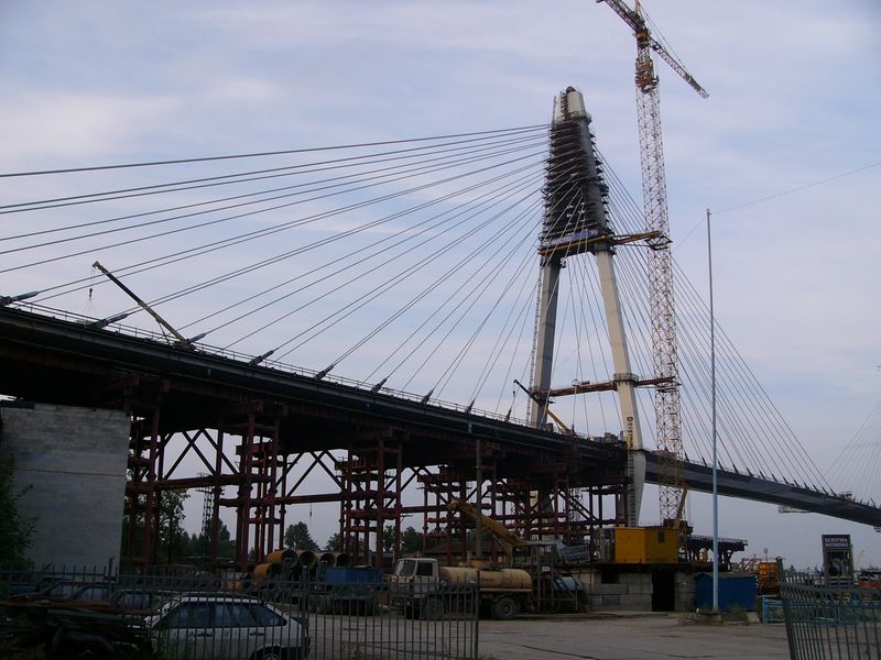 Фотографии -> Санкт-Петербург ->  Строящийся вантовый мост через Неву -> Строящийся вантовый мост через Неву - 028