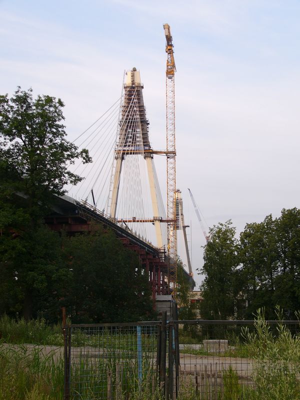 Фотографии -> Санкт-Петербург ->  Строящийся вантовый мост через Неву -> Строящийся вантовый мост через Неву - 038